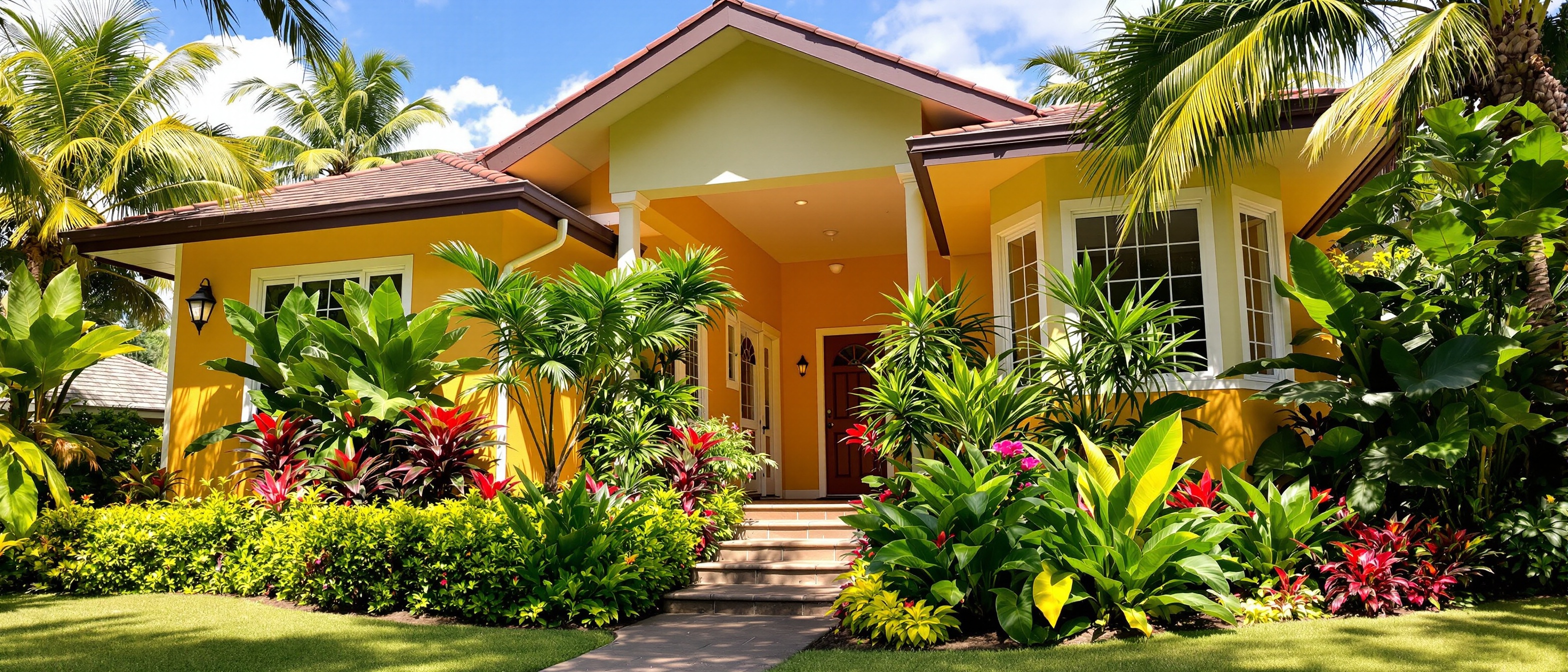 Beautiful painted home in Hawaii