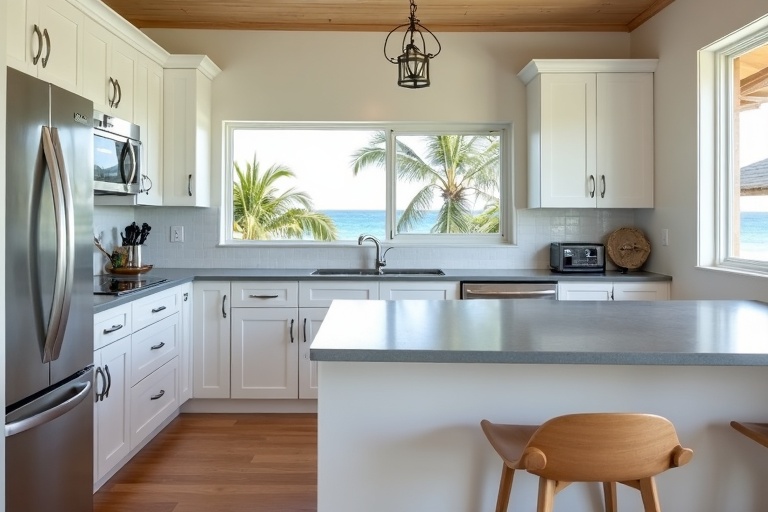 Cabinet painting Hawaii Kai